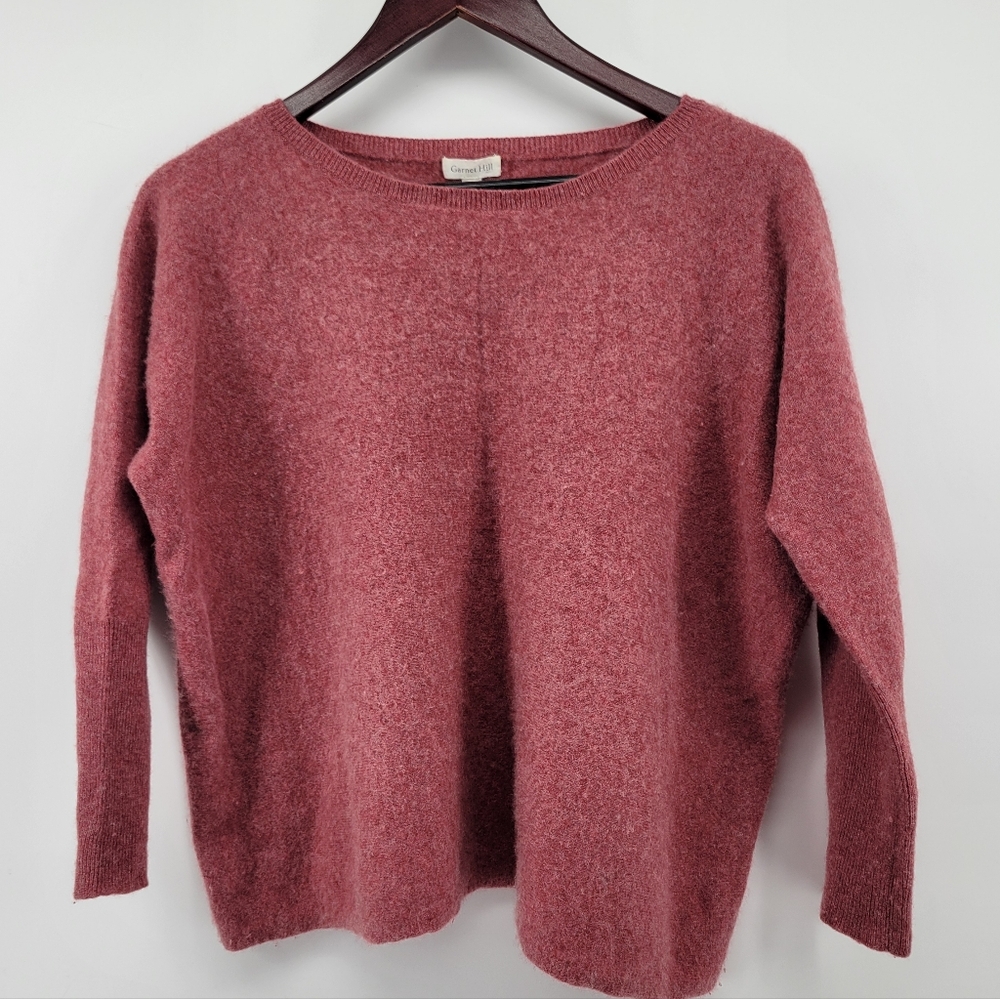Garnett Hill Cashmere Women's Pink Sweater Size Large
